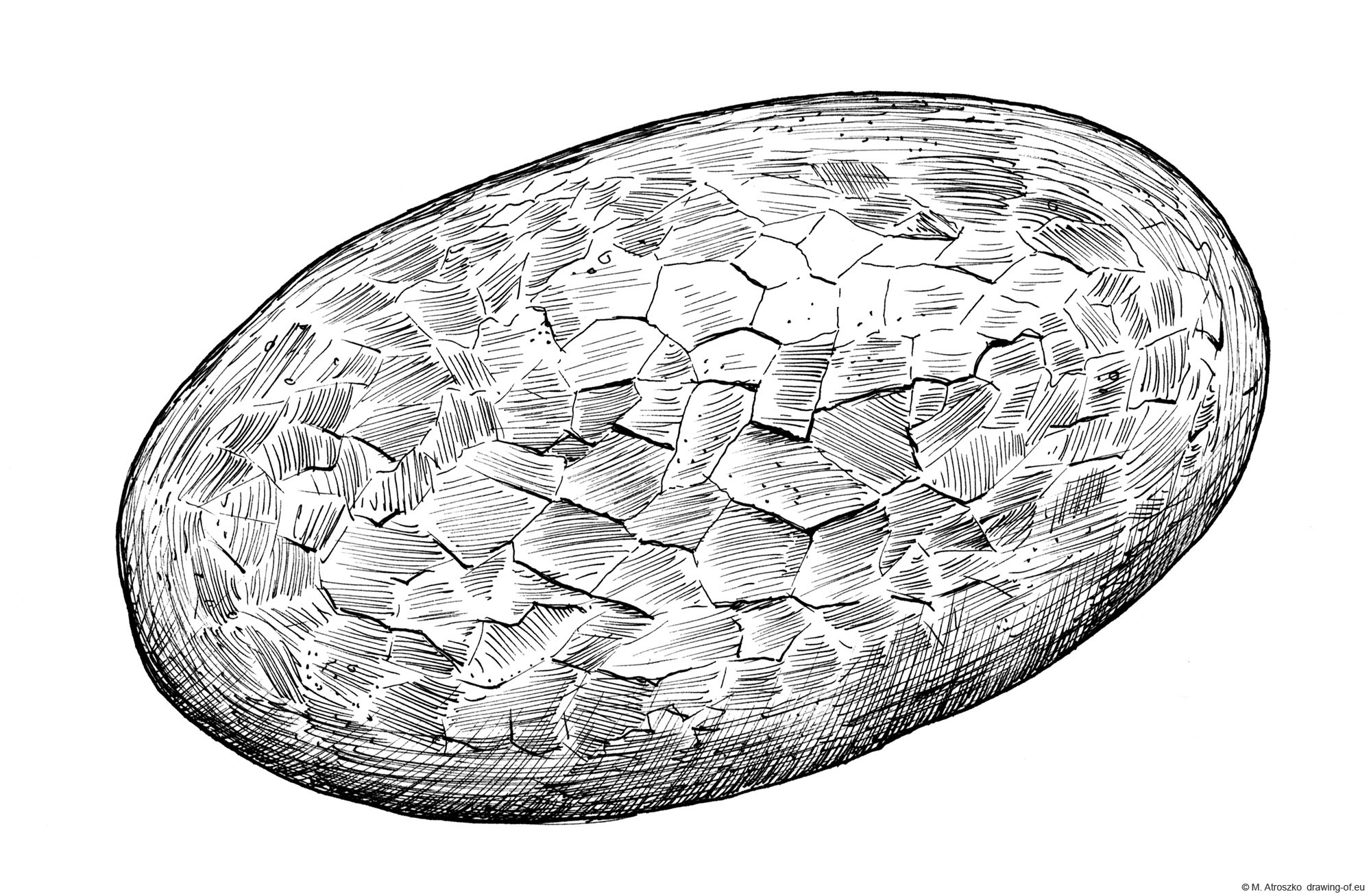 Drawing of bread