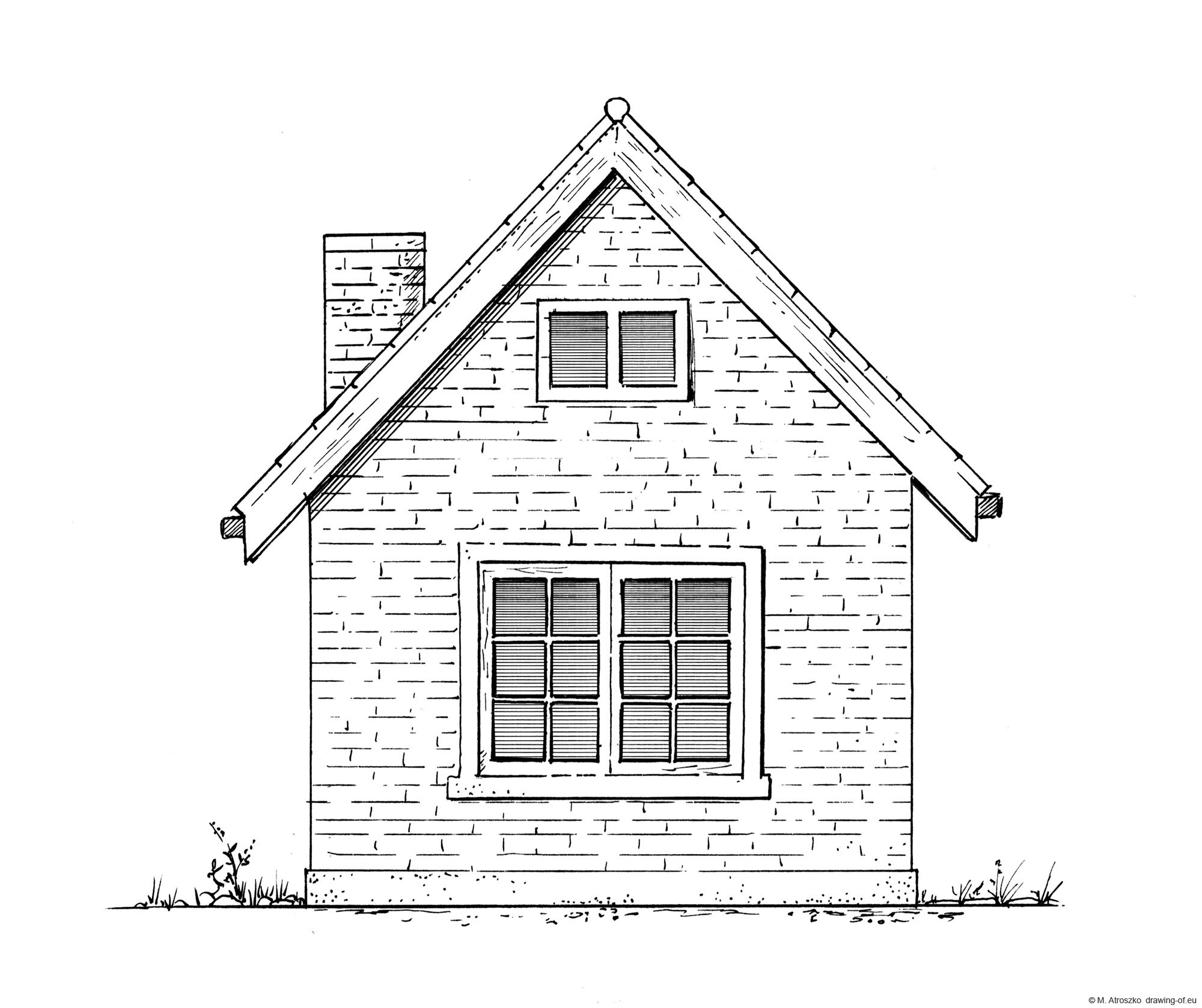 Drawing of little home
