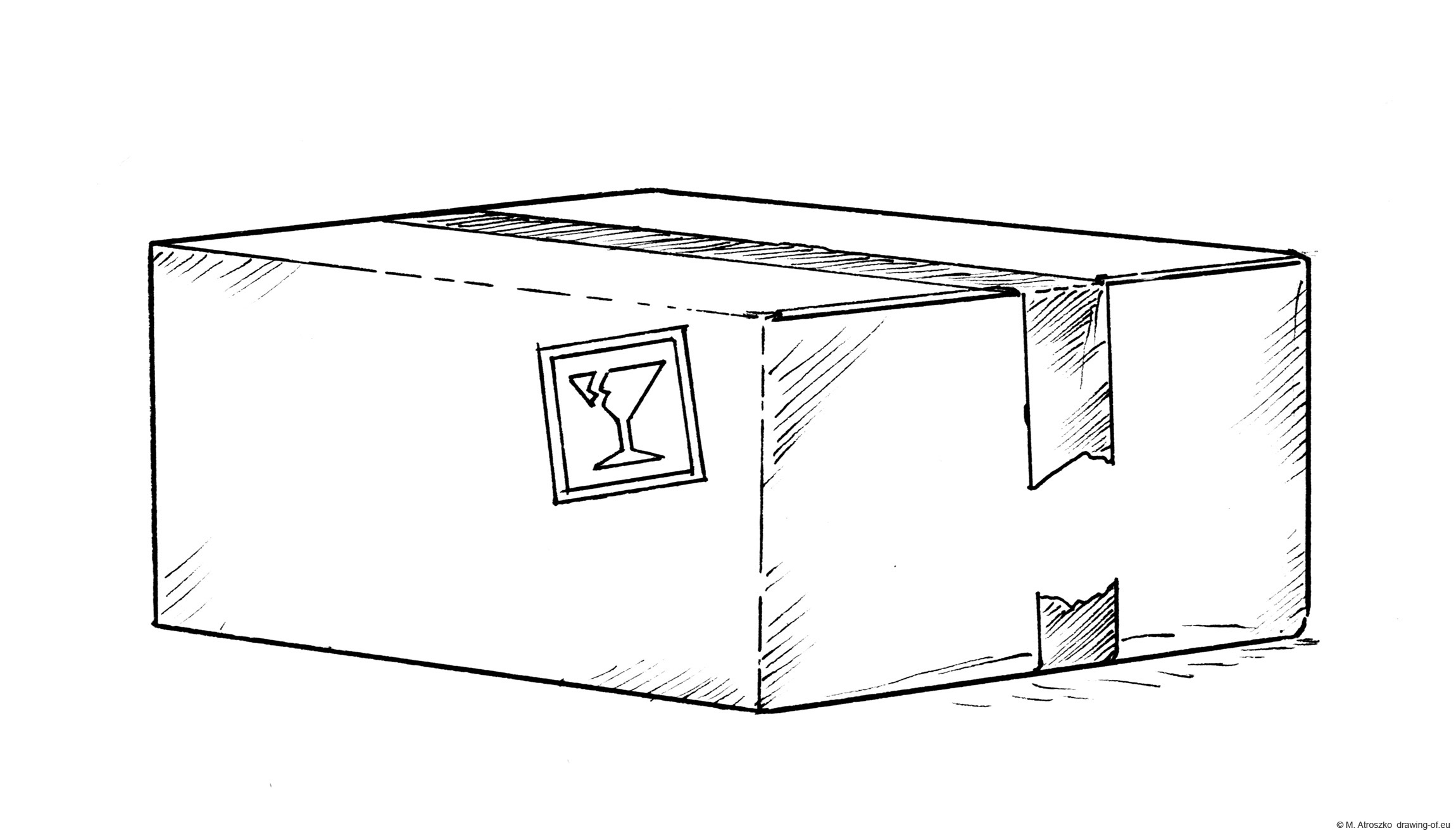 Delivery box draw
