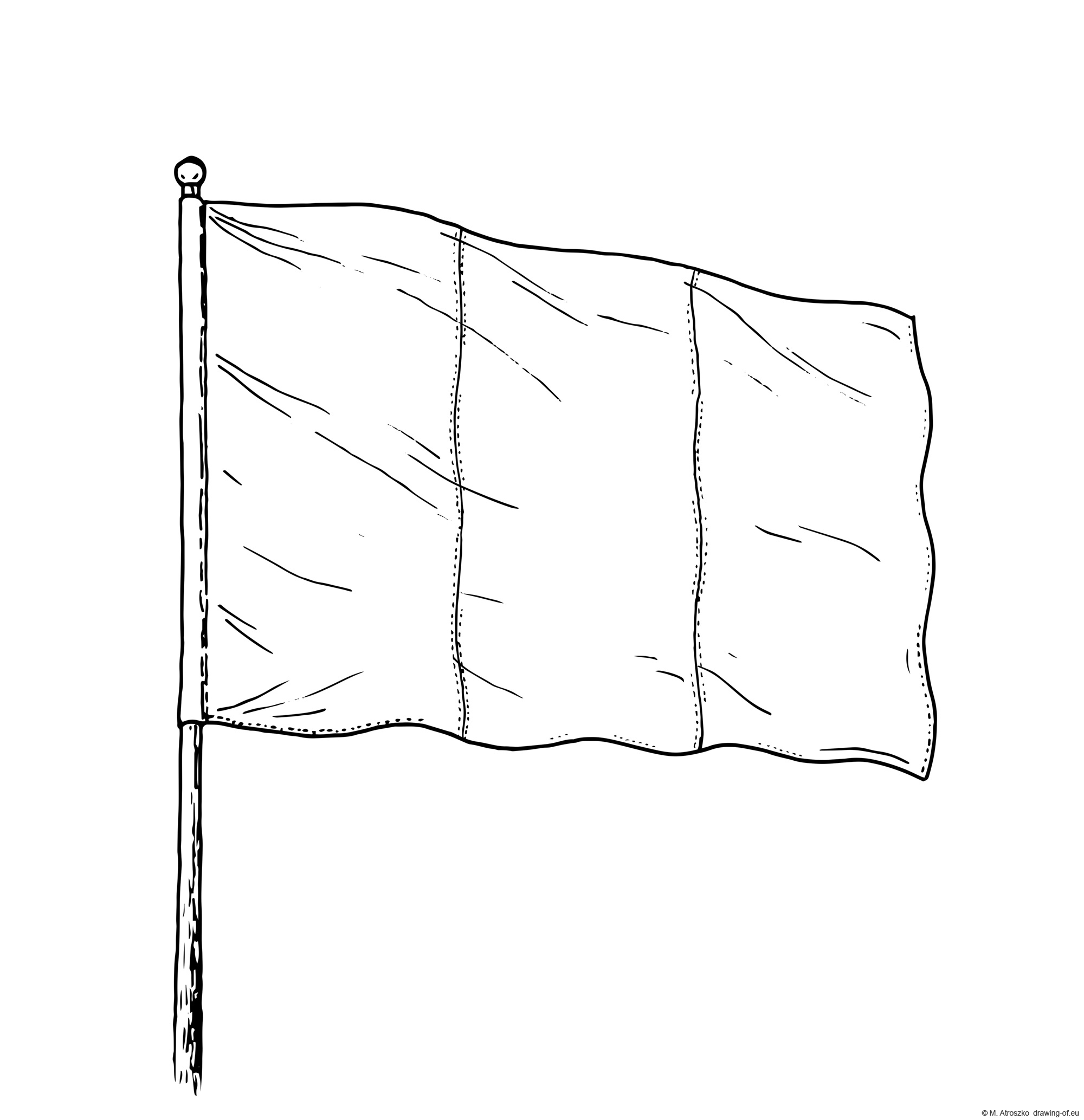 Drawing of Italian flag