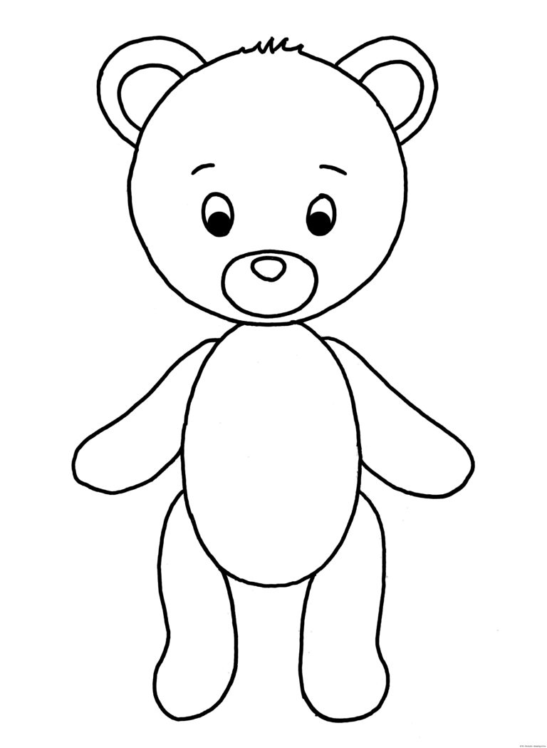 drawing-of-teddy-bear-line-art-illustrations