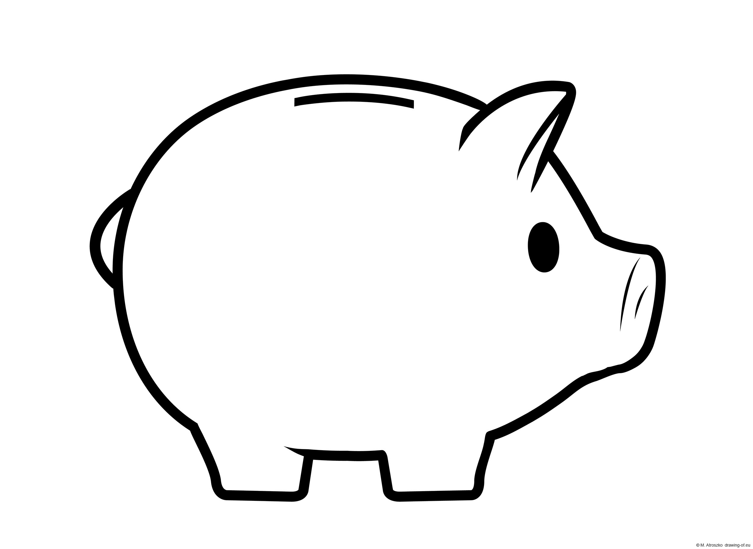 Piggy bank illustration