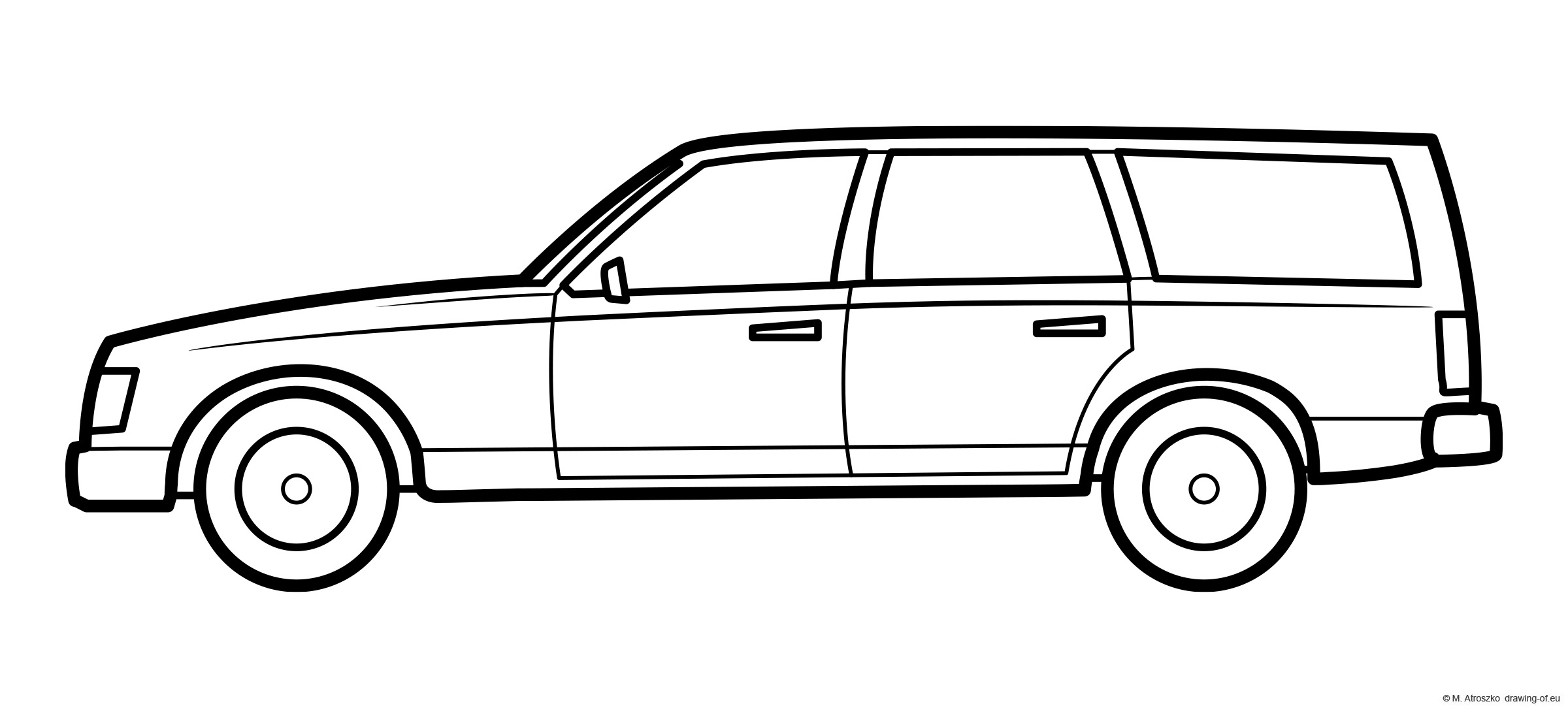 Combi car coloring page