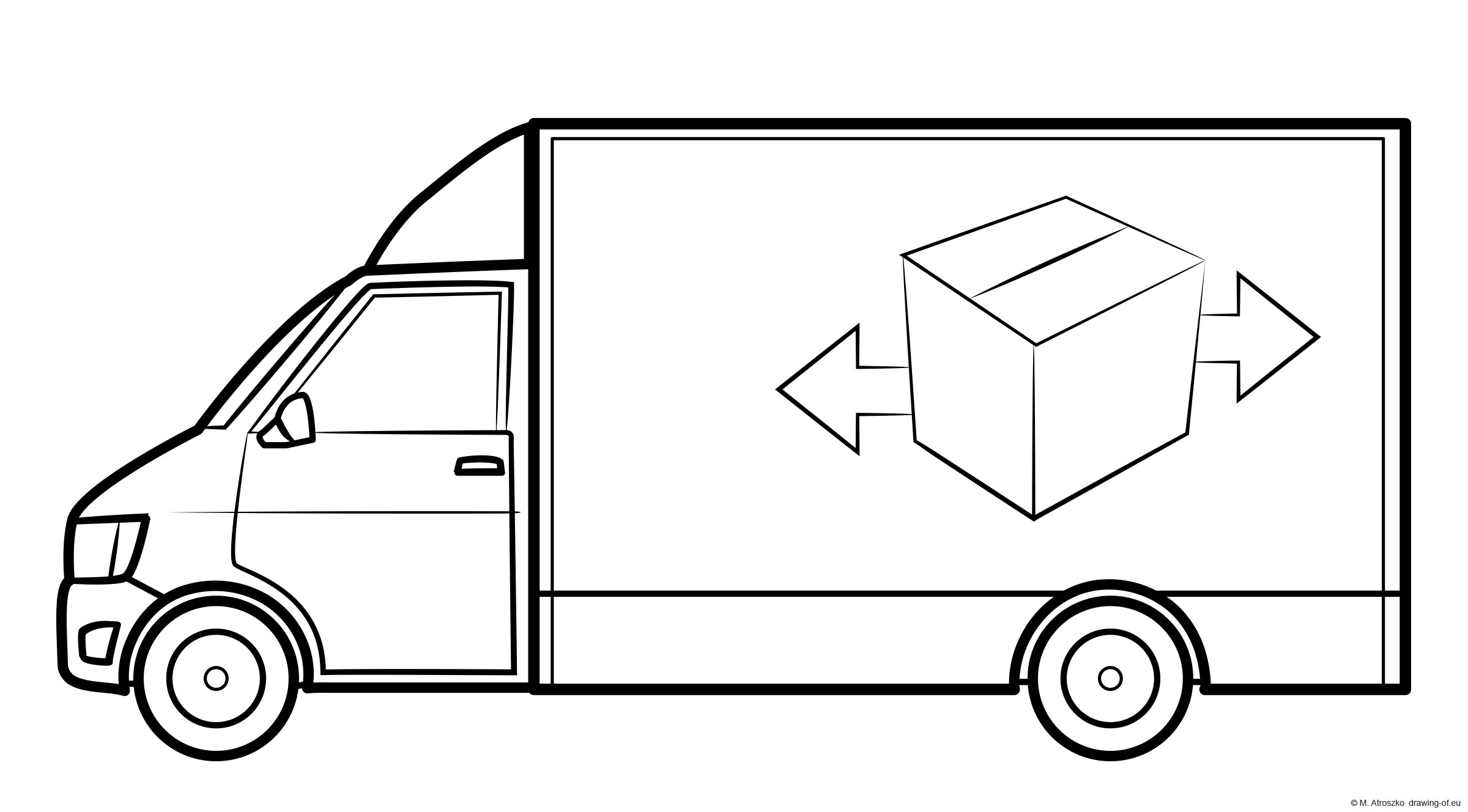 delivery truck - draw