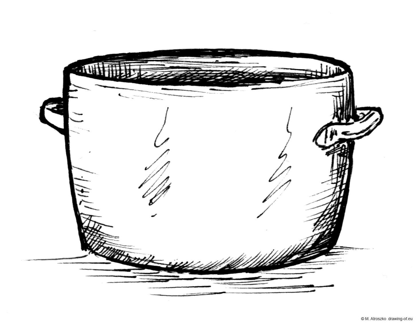 Pot drawing – drawing-of.eu