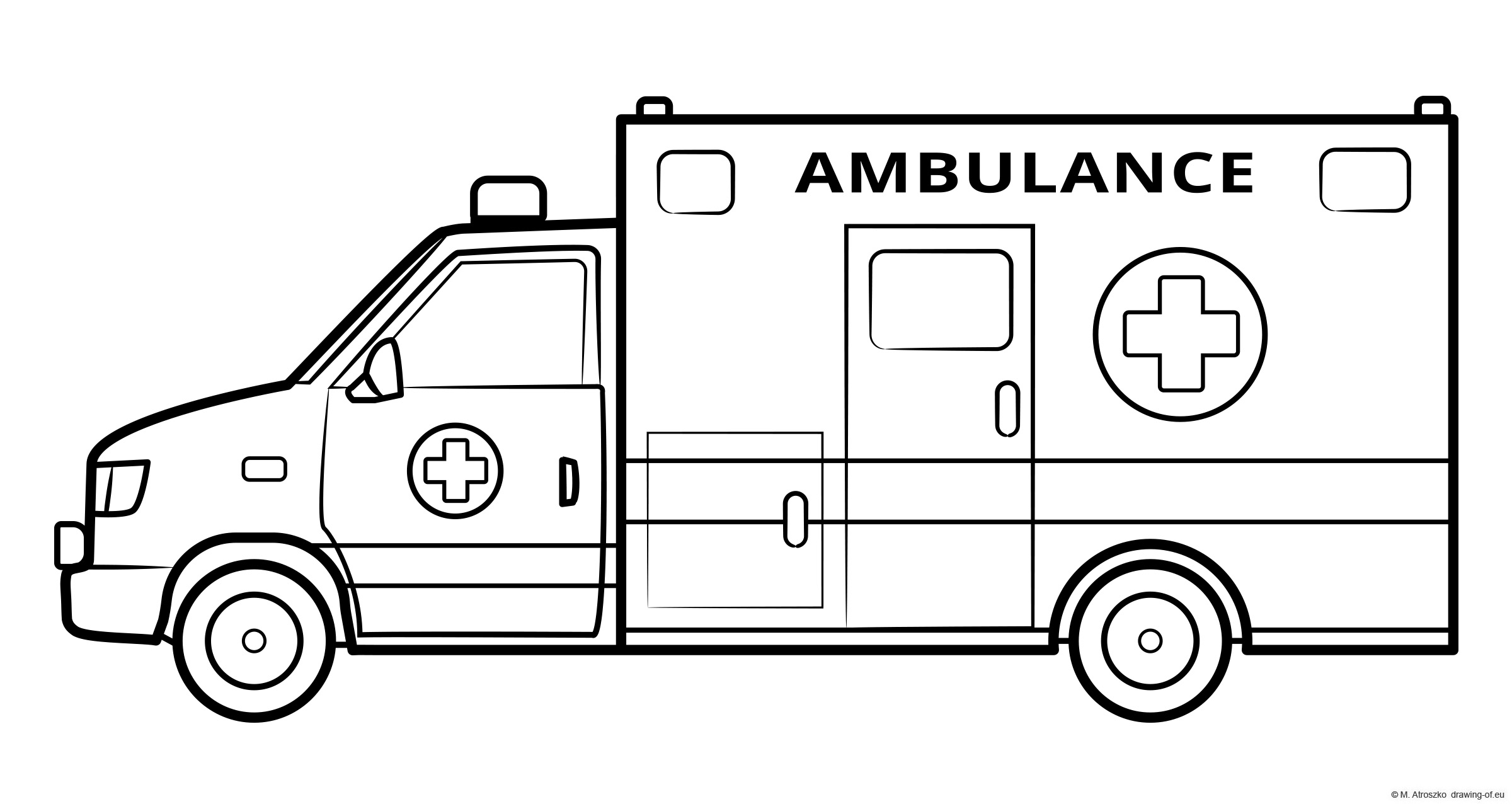 22+ Ambulance Coloring Page Images