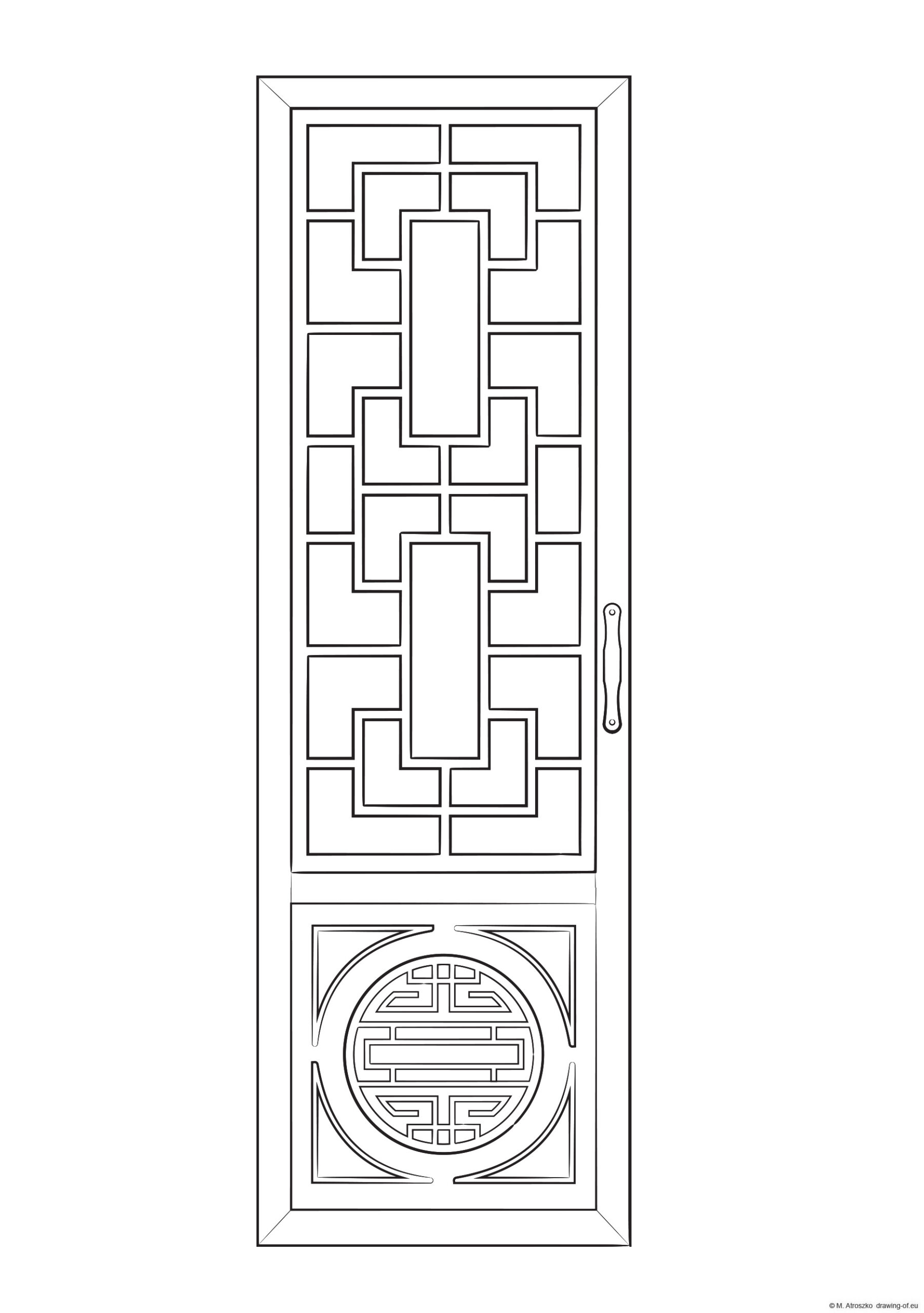 chinese door
